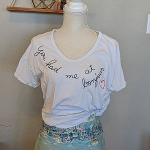Sundry "You Had Me at Bonjour" Anthropologie T - 2